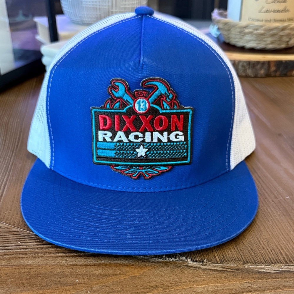 DIXXON Blue and White Racing Cap